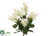 Silk Plants Direct Spider Lily Bush - Cream - Pack of 12