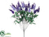 Silk Plants Direct Lavender Bush - Purple Lavender - Pack of 12