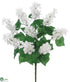 Silk Plants Direct Lilac Bush - Cream - Pack of 12