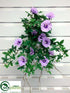 Silk Plants Direct Outdoor Morning Glory Hanging Bush - Lavender - Pack of 12