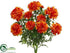 Silk Plants Direct Marigold Bush - Orange - Pack of 6