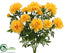 Silk Plants Direct Marigold Bush - Yellow - Pack of 6