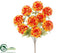 Silk Plants Direct Marigold Bush - Orange - Pack of 12