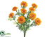 Silk Plants Direct Marigold Bush - Yellow Orange - Pack of 6