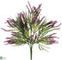 Silk Plants Direct Bud Berry Bush - Lavender - Pack of 12
