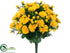 Silk Plants Direct Mum Bush - Yellow - Pack of 6