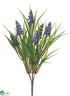Silk Plants Direct Muscari Bush - Lavender - Pack of 12
