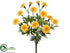Silk Plants Direct Marigold Bush - Yellow - Pack of 12