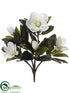 Silk Plants Direct Magnolia Bush - Cream - Pack of 6