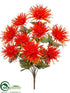 Silk Plants Direct Spider Mum Bush - Flame - Pack of 12