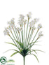 Silk Plants Direct Narcissus Bush - Cream White - Pack of 12