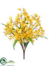 Silk Plants Direct Oncidium Orchid Bush - Yellow - Pack of 12