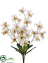 Silk Plants Direct Cymbidium Orchid Bush - Cream - Pack of 12
