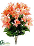 Silk Plants Direct Orchid Bush - Salmon - Pack of 12