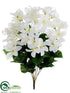 Silk Plants Direct Orchid Bush - White - Pack of 12