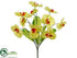 Silk Plants Direct Phalaenopsis Orchid Bush - Green - Pack of 24