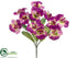 Silk Plants Direct Phalaenopsis Orchid Bush - Purple - Pack of 24