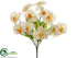 Silk Plants Direct Phalaenopsis Orchid Bush - Yellow Cream - Pack of 24
