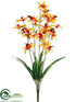 Silk Plants Direct Dendrobium Orchid Bush - Talisman - Pack of 12