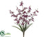 Silk Plants Direct Orchid Bush - Eggplant - Pack of 12