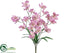 Silk Plants Direct Cymbidium Orchid Bush - Lavender - Pack of 12