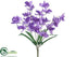 Silk Plants Direct Cymbidium Orchid Bush - Purple - Pack of 12