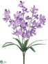 Silk Plants Direct Dendrobium Orchid Bush - Lavender - Pack of 12