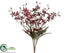 Silk Plants Direct Oncidium Orchid Bush - Burgundy Cream - Pack of 12