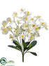 Silk Plants Direct Phalaenopsis Orchid Bush - Cream Yellow - Pack of 12