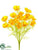 Poppy Bush - Yellow - Pack of 6