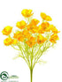 Silk Plants Direct Poppy Bush - Yellow - Pack of 6