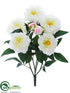 Silk Plants Direct Peony Bush - Cream - Pack of 12