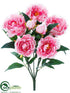 Silk Plants Direct Peony Bush - Pink - Pack of 12