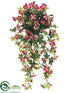 Silk Plants Direct Mini Petunia Hanging Bush - Beauty Two Tone - Pack of 12