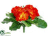 Silk Plants Direct Primula Bush - Orange - Pack of 24