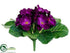 Silk Plants Direct Primula Bush - Violet - Pack of 24