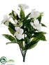 Silk Plants Direct Petunia Bush - Cream - Pack of 6