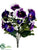 Pansy Bush - Purple Cream - Pack of 12