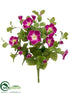 Silk Plants Direct Petunia Bush - Beauty - Pack of 6