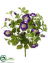 Silk Plants Direct Petunia Bush - Purple - Pack of 6