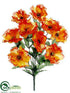 Silk Plants Direct Poppy Bush - Orange - Pack of 12
