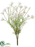 Silk Plants Direct Poppy Bush - Cream White - Pack of 12