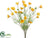Silk Plants Direct Poppy Bush - Orange Yellow - Pack of 12