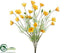 Silk Plants Direct Poppy Bush - Yellow Two Tone - Pack of 12