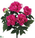 Silk Plants Direct Peony Bush - Orchid - Pack of 12