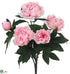 Silk Plants Direct Peony Bush - Pink - Pack of 12