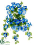 Silk Plants Direct Hanging Petunia Bush - Blue - Pack of 12