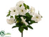 Silk Plants Direct Petunia Bush - Cream - Pack of 12