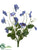 Pansy Bush - Blue - Pack of 12