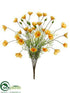 Silk Plants Direct Poppy Bush - Yellow Two Tone - Pack of 6